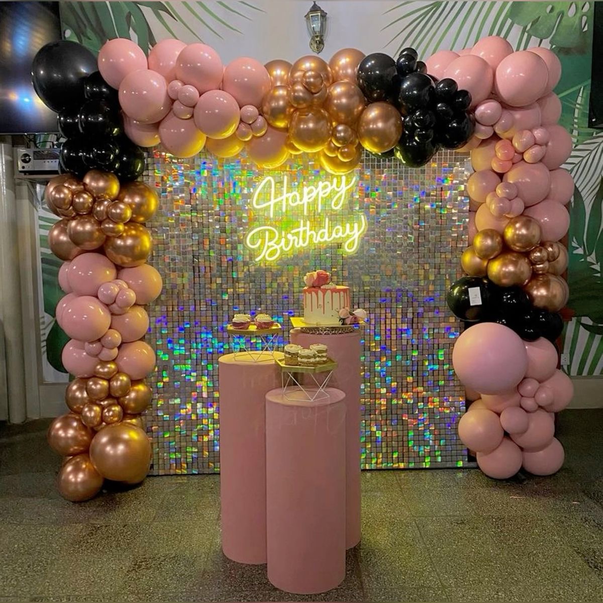 Birthday Cake Table Decoration Setup