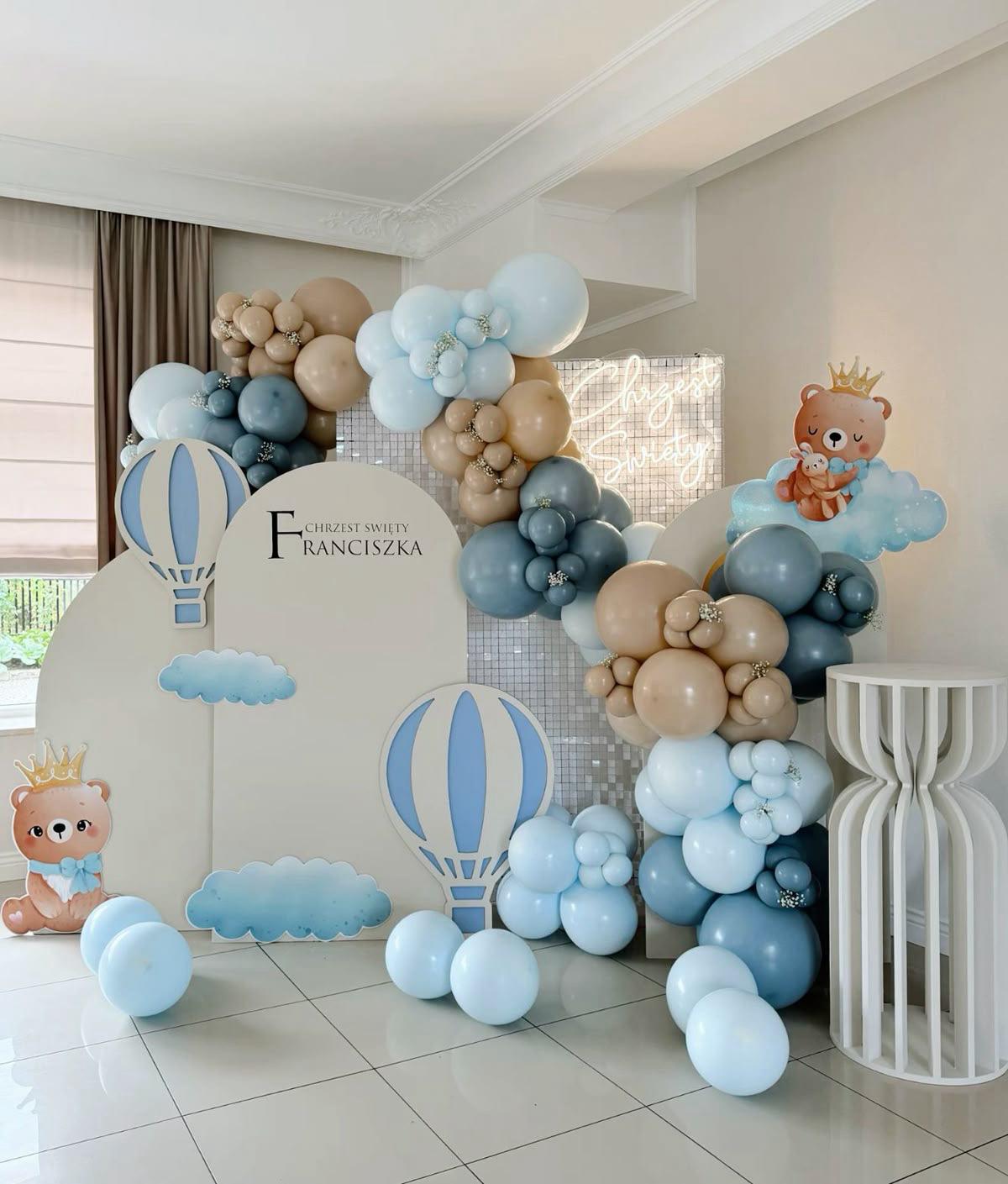 Colorful Hot Air Balloon Decor for a Joyful Vibe