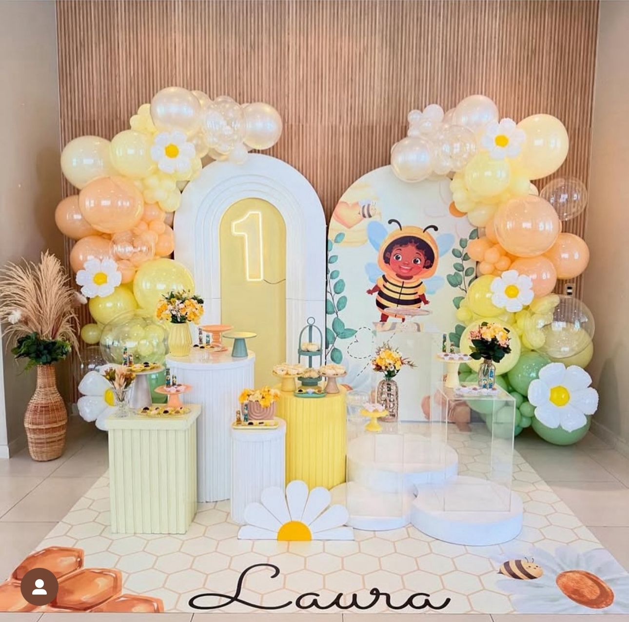 Bee Theme Birthday Decoration – Sweet as Honey Setup