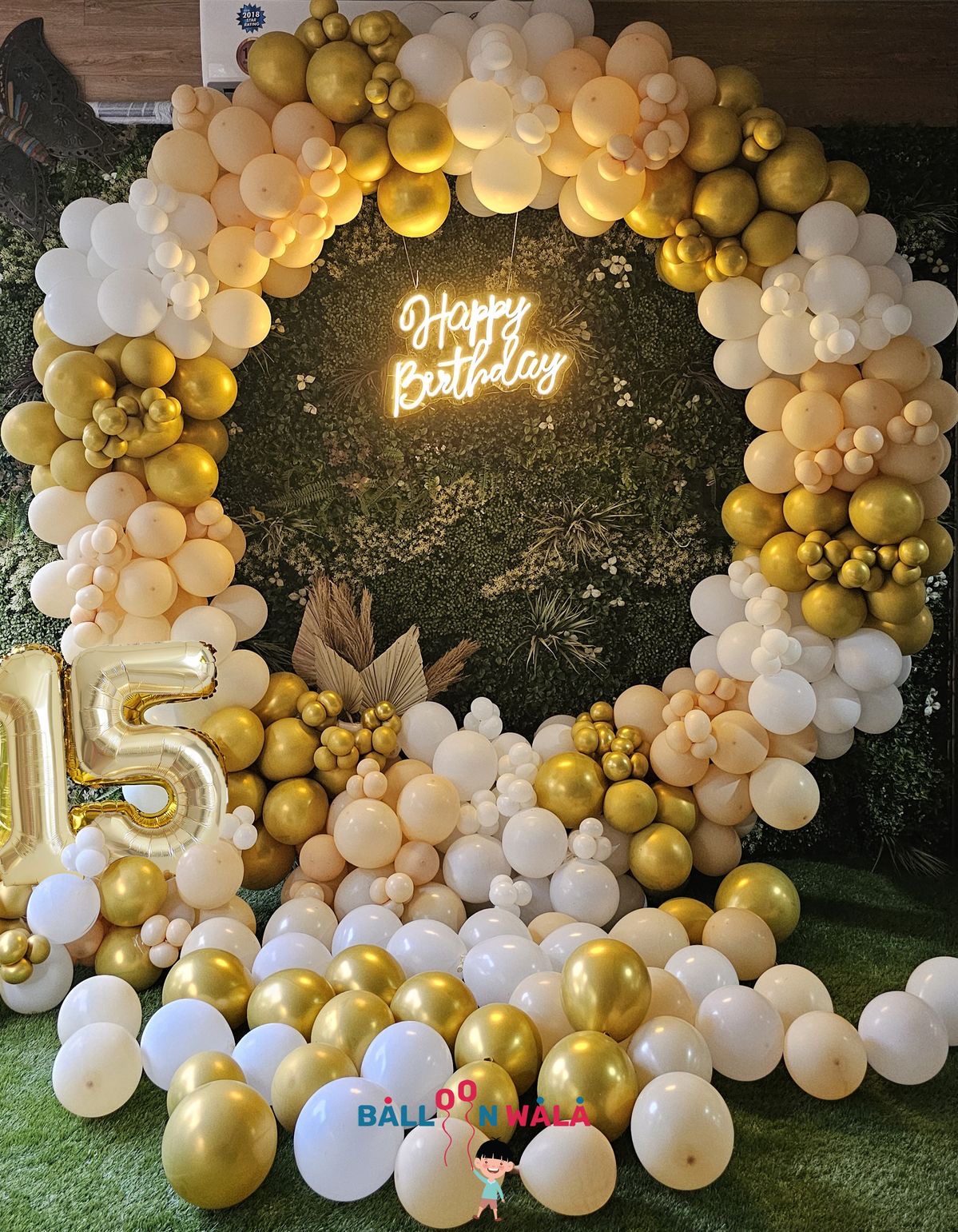 Premium Balloon Ring Birthday Decoration