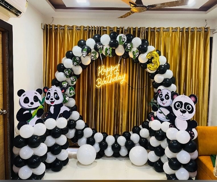 Panda Theme Birthday Decoration