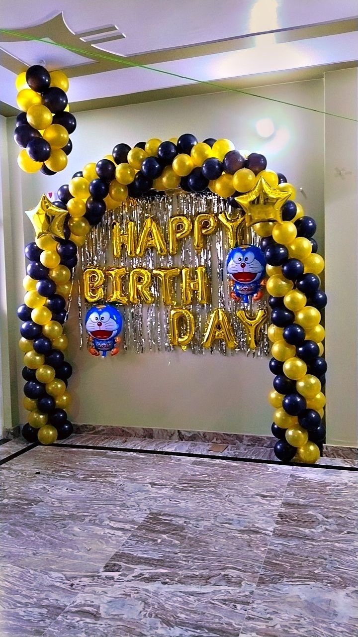Doraemon Theme Birthday Decoration
