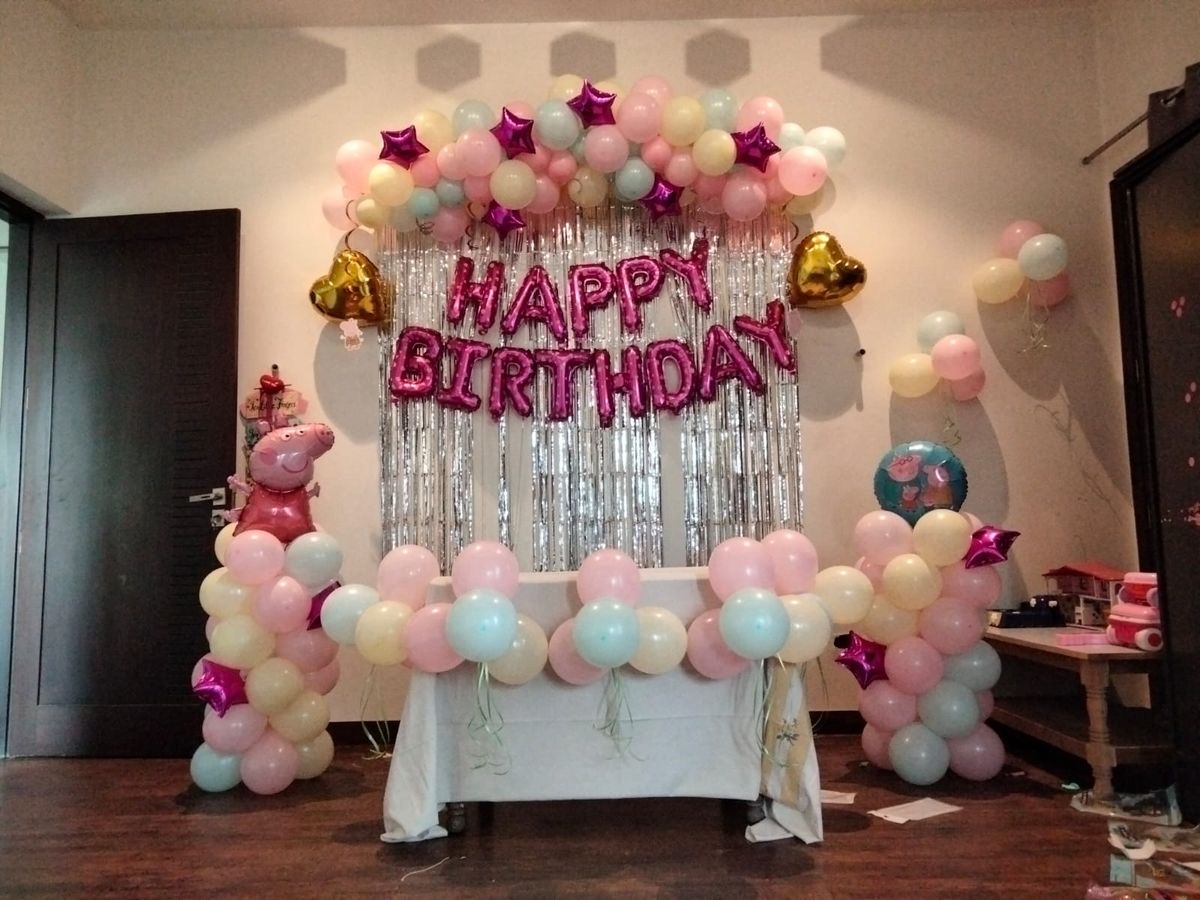 Pastel Kids Birthday Decoration