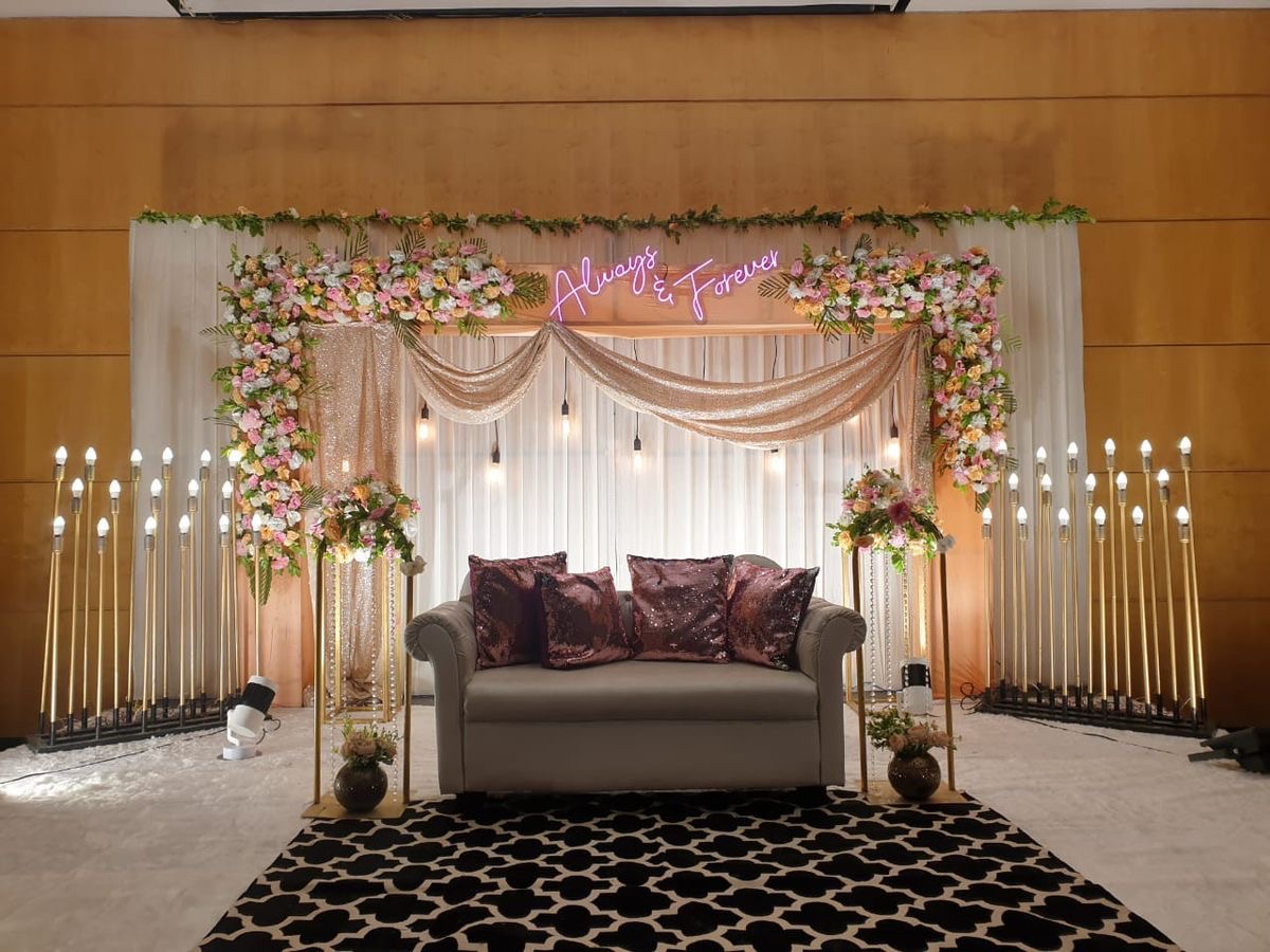 Always & Forever Romantic Wedding Stage
