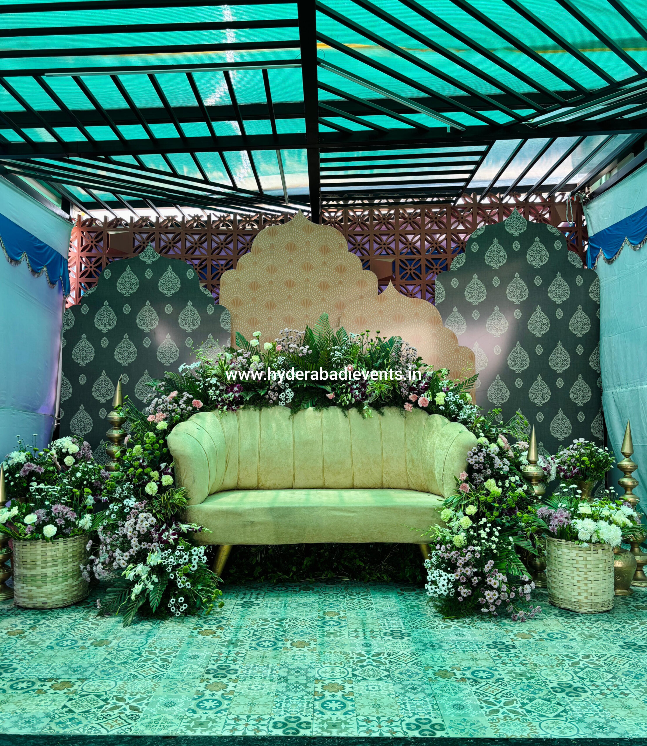 Mehendi & Haldi Lounge Decoration