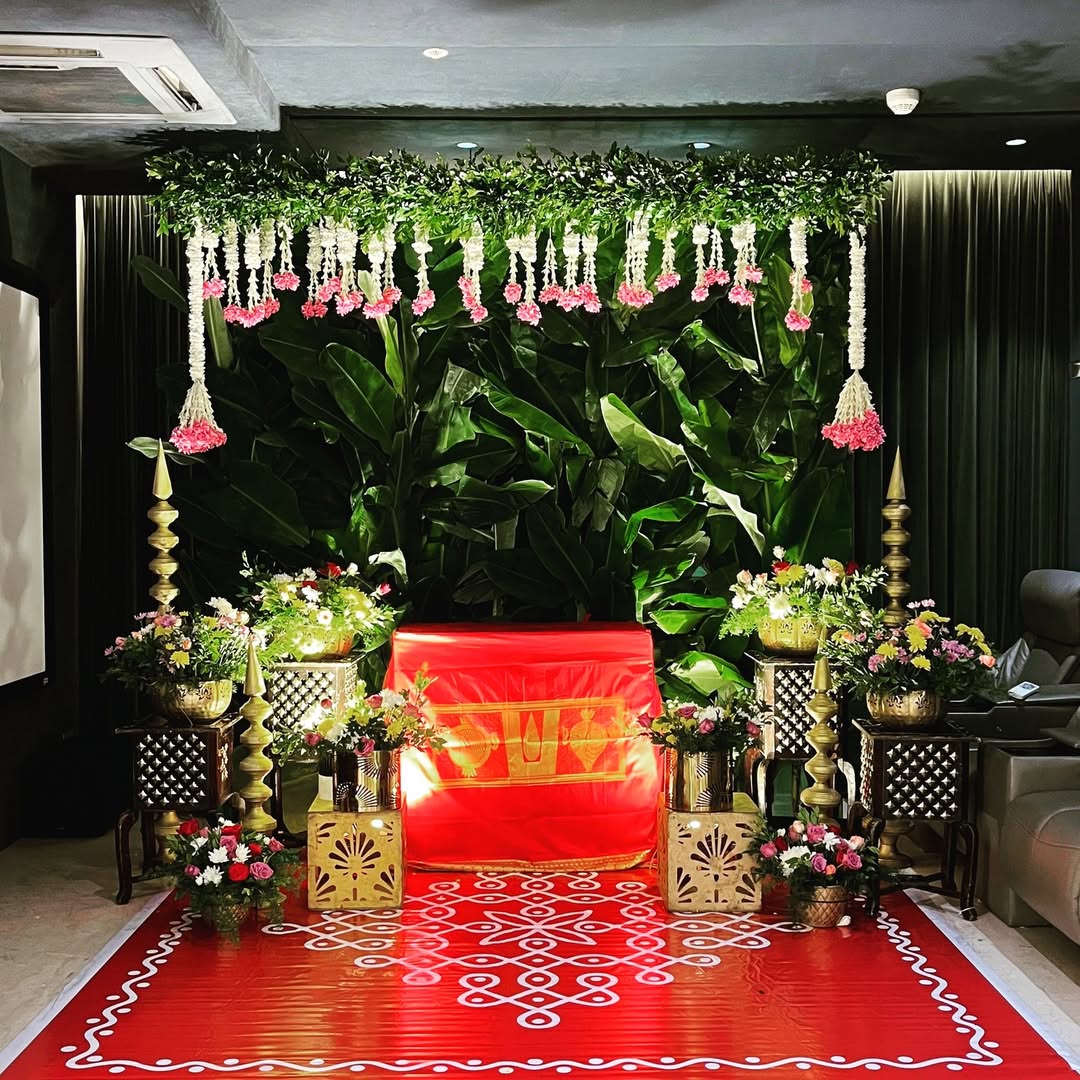 Krishna Puja Traditional Decoration