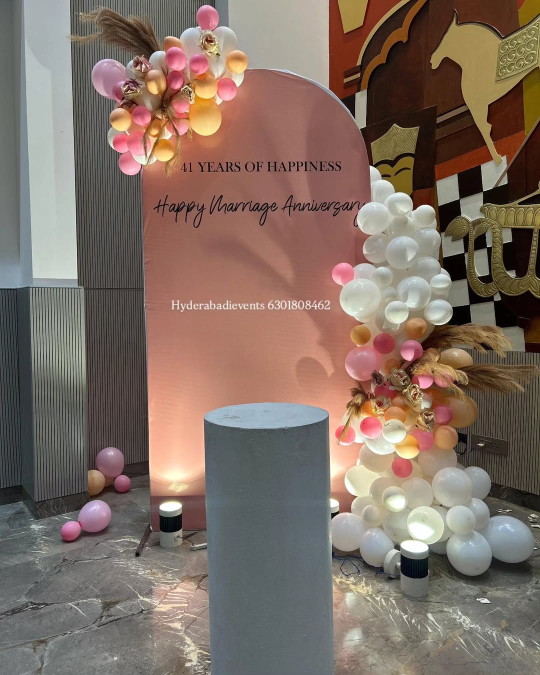 Elegant Anniversary Decoration Setup