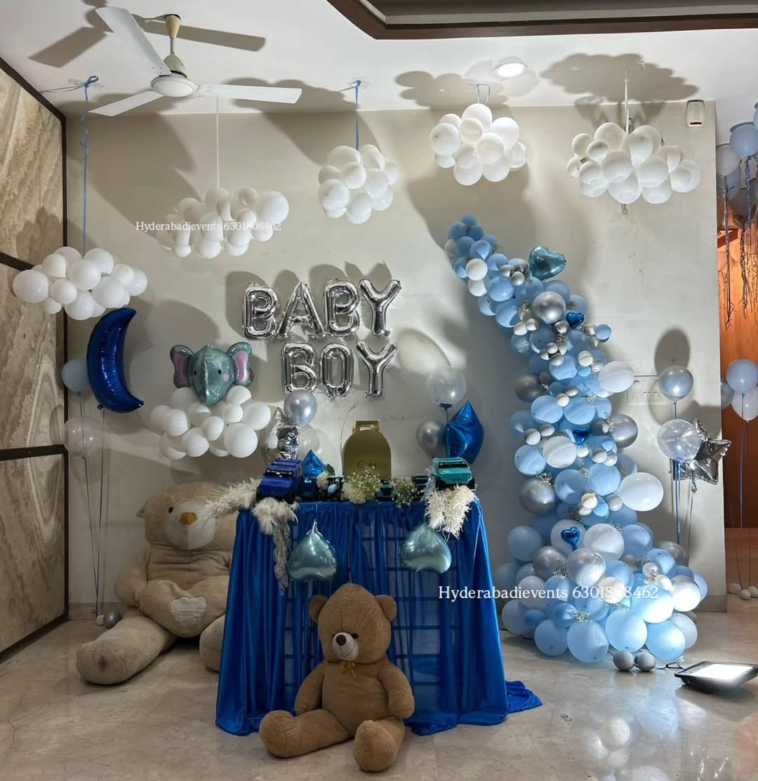 Baby Boy Welcome Room Decoration