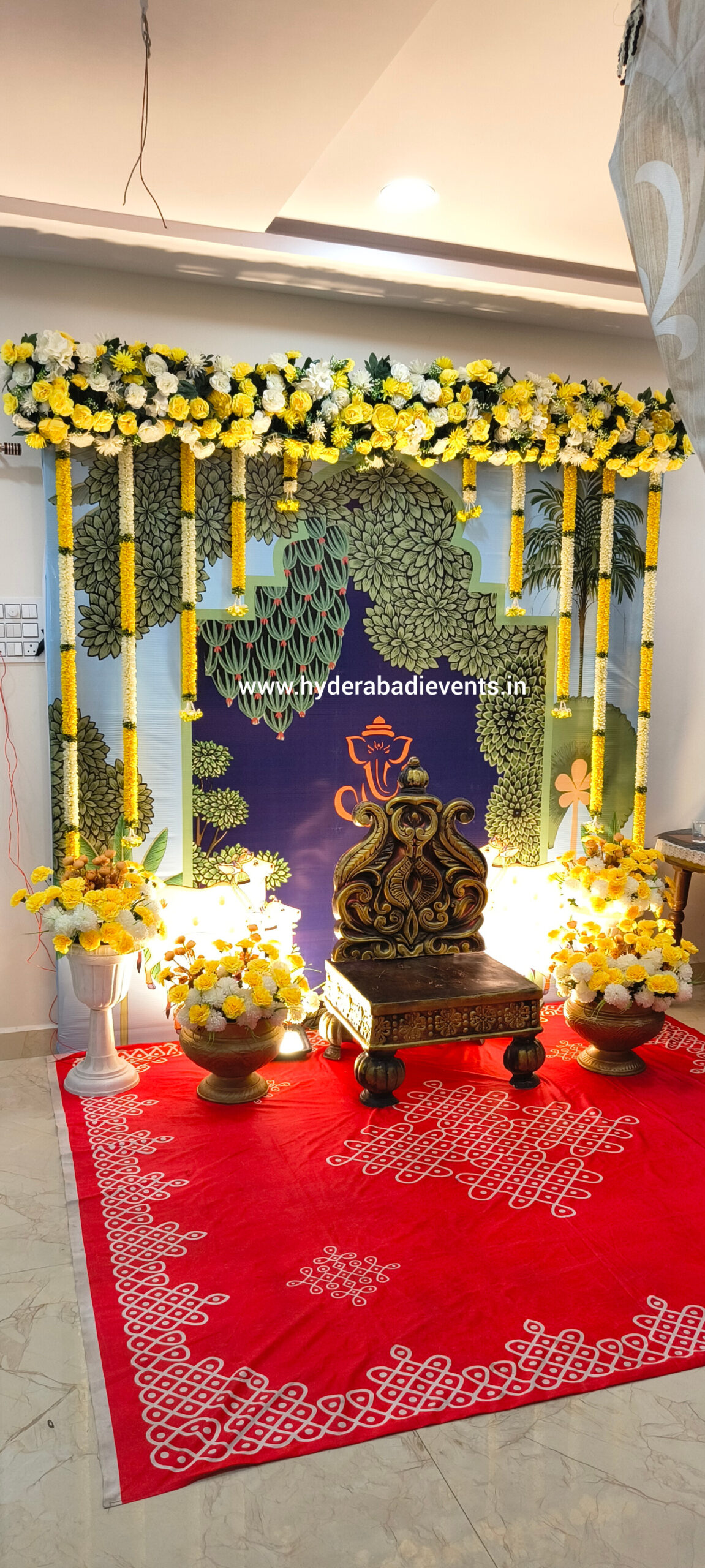 Ganesha Theme Traditional Decoration