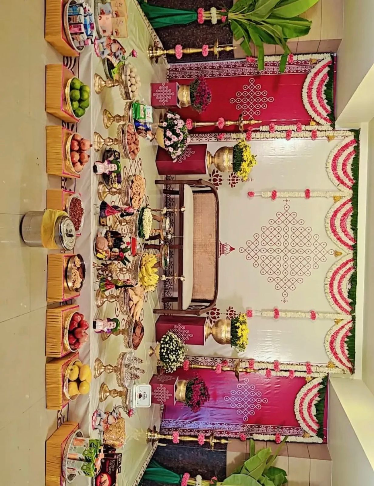 Traditional Valaikappu Decoration Hyderabad