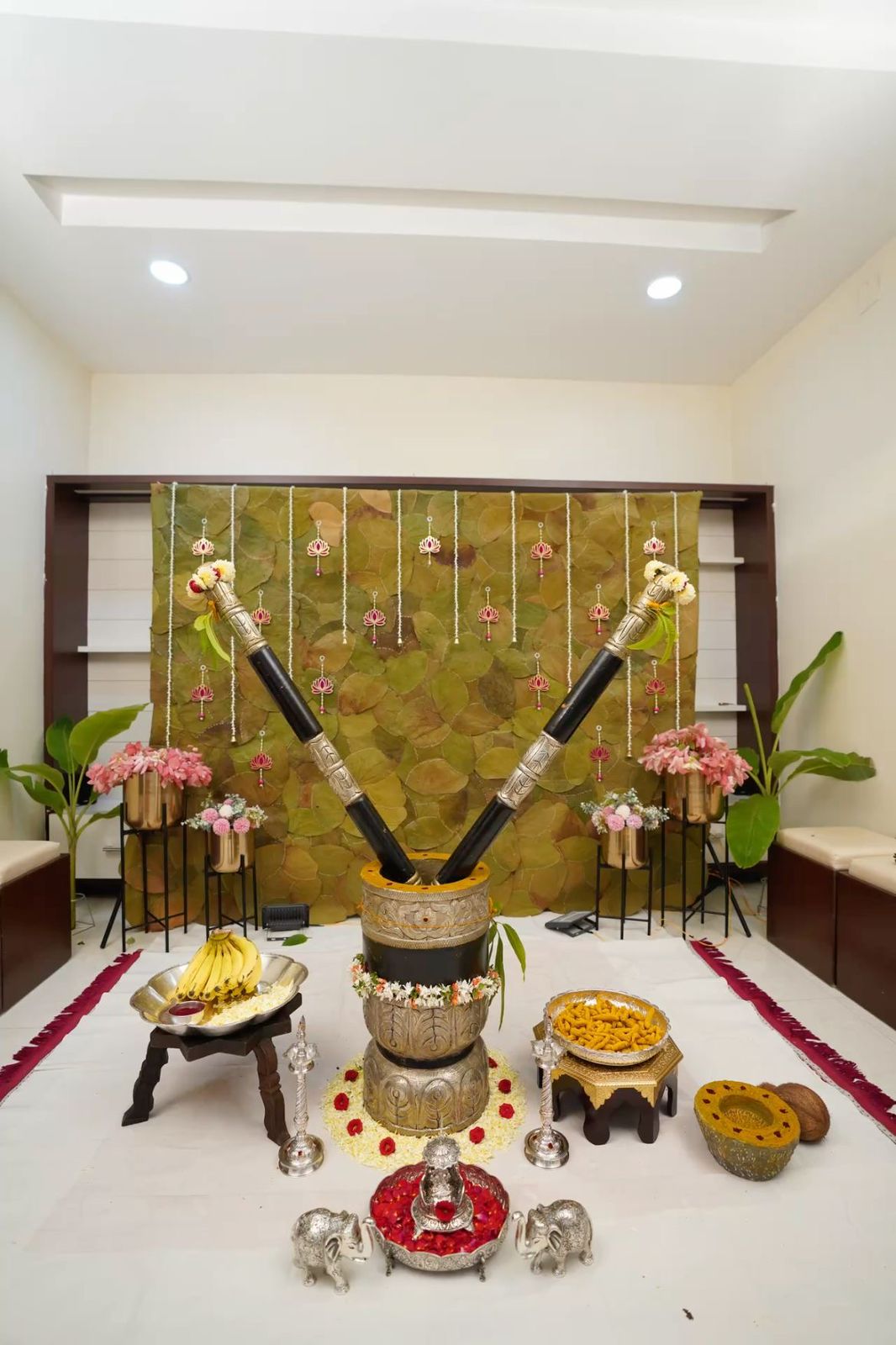 Traditional Pellikuthuru Haldi Decoration