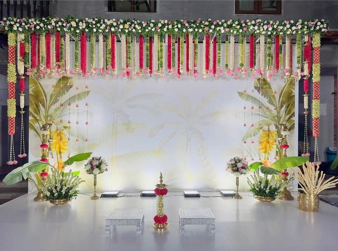Traditional Floral Hanging Sreemantham Decoration