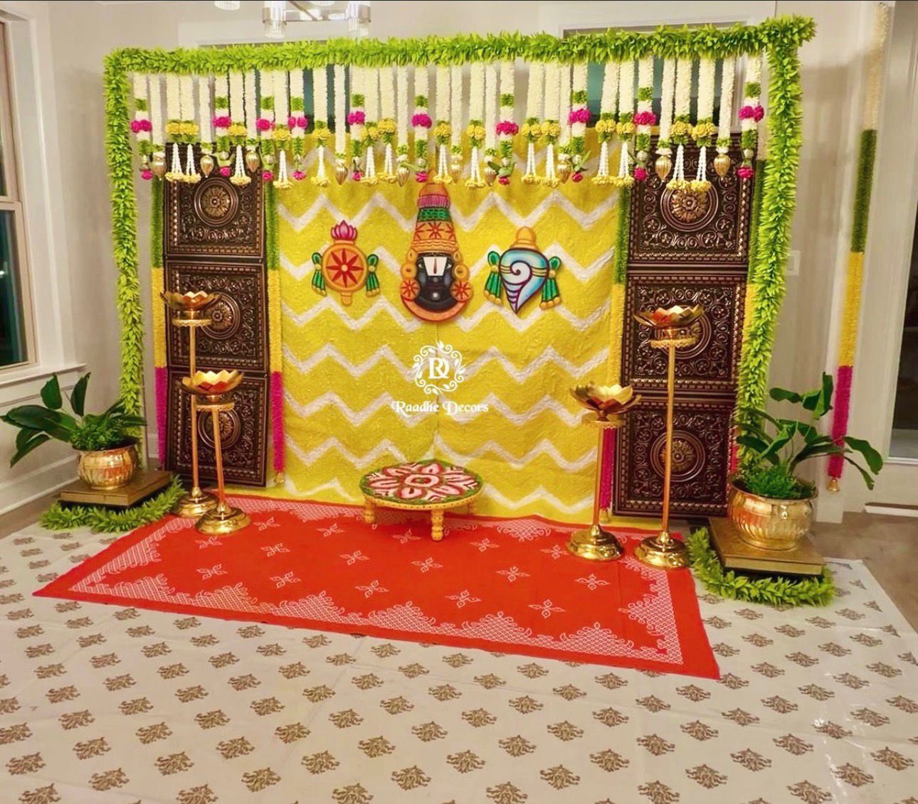 Tirupati Balaji Theme Sreemantham Decoration