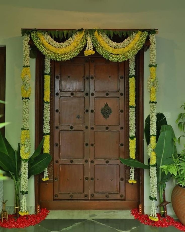 Let your door do the talking with these stunning floral arrangements!
