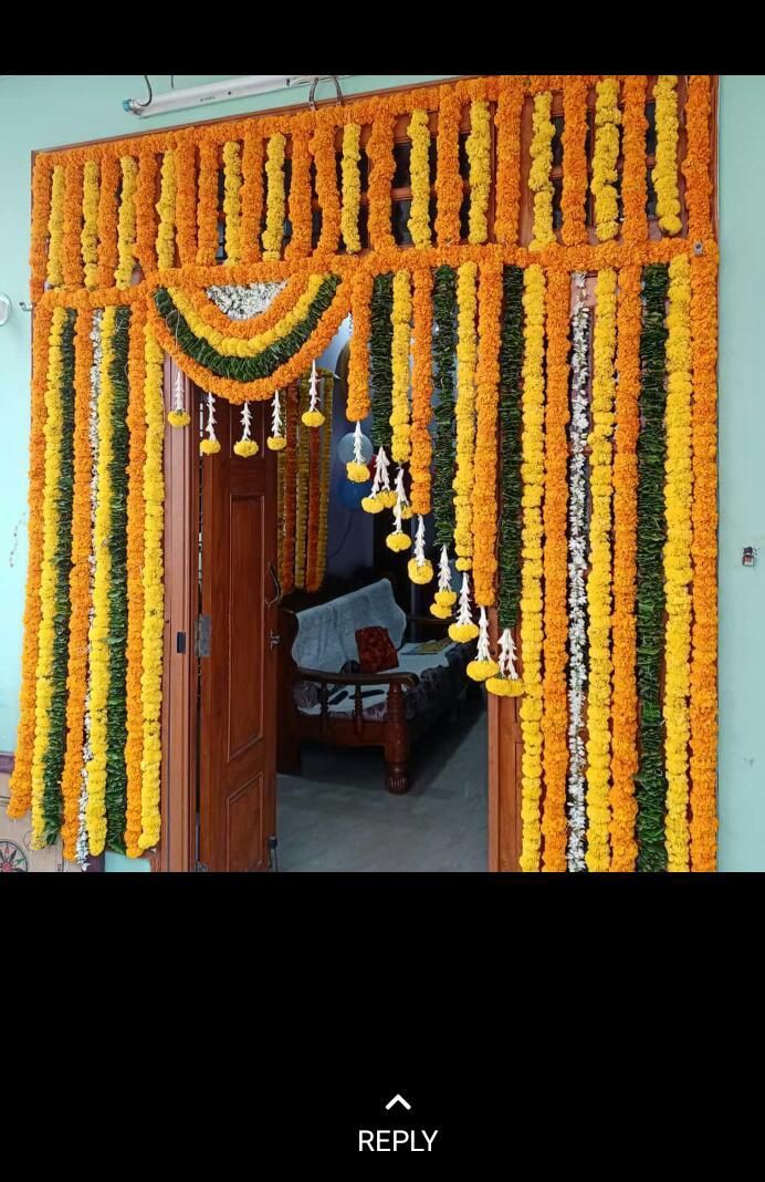 One Main Door ,3 Normal Doors Celebrate New Beginnings With This Classy Floral Decor