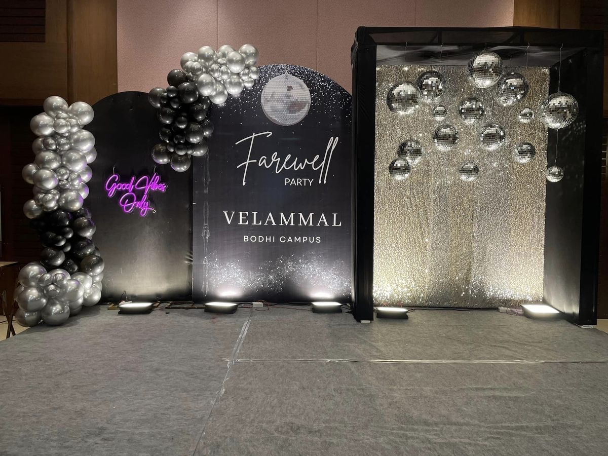 Decor to Honor Farewell Moments With This Vibrant Backdrop