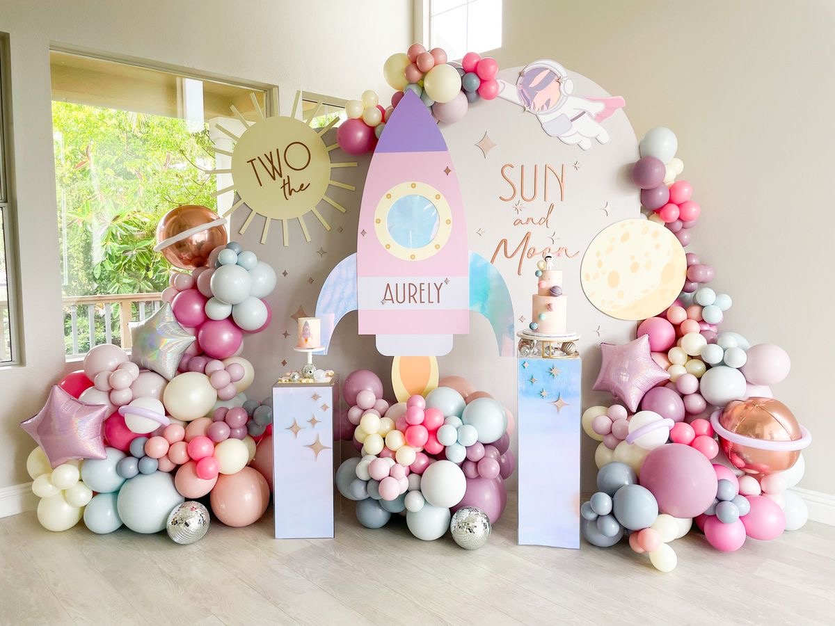 A Colorful Celebration Awaits With Space Themed Decor