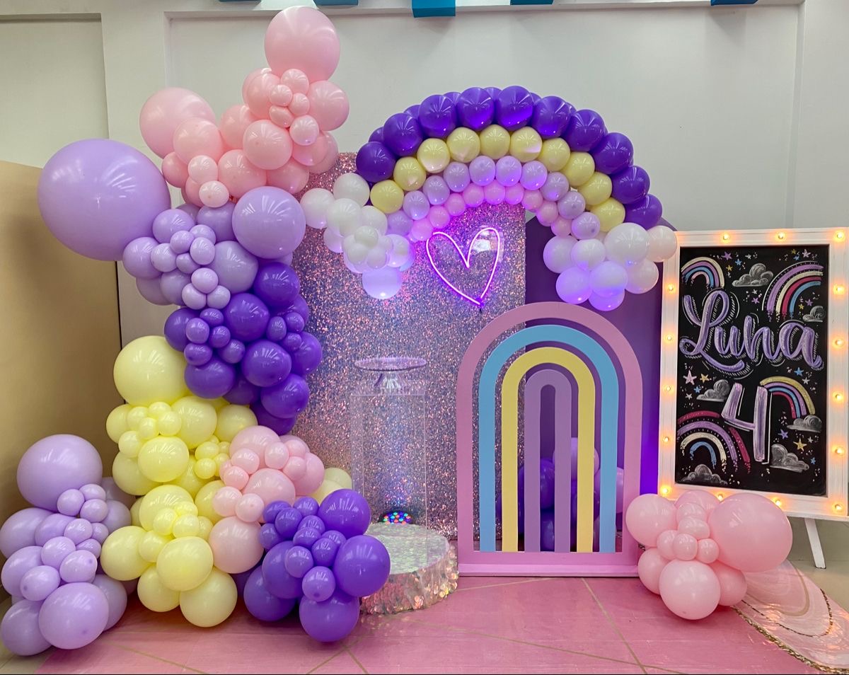 Create A Vibrant Atmosphere With Rainbow Accents