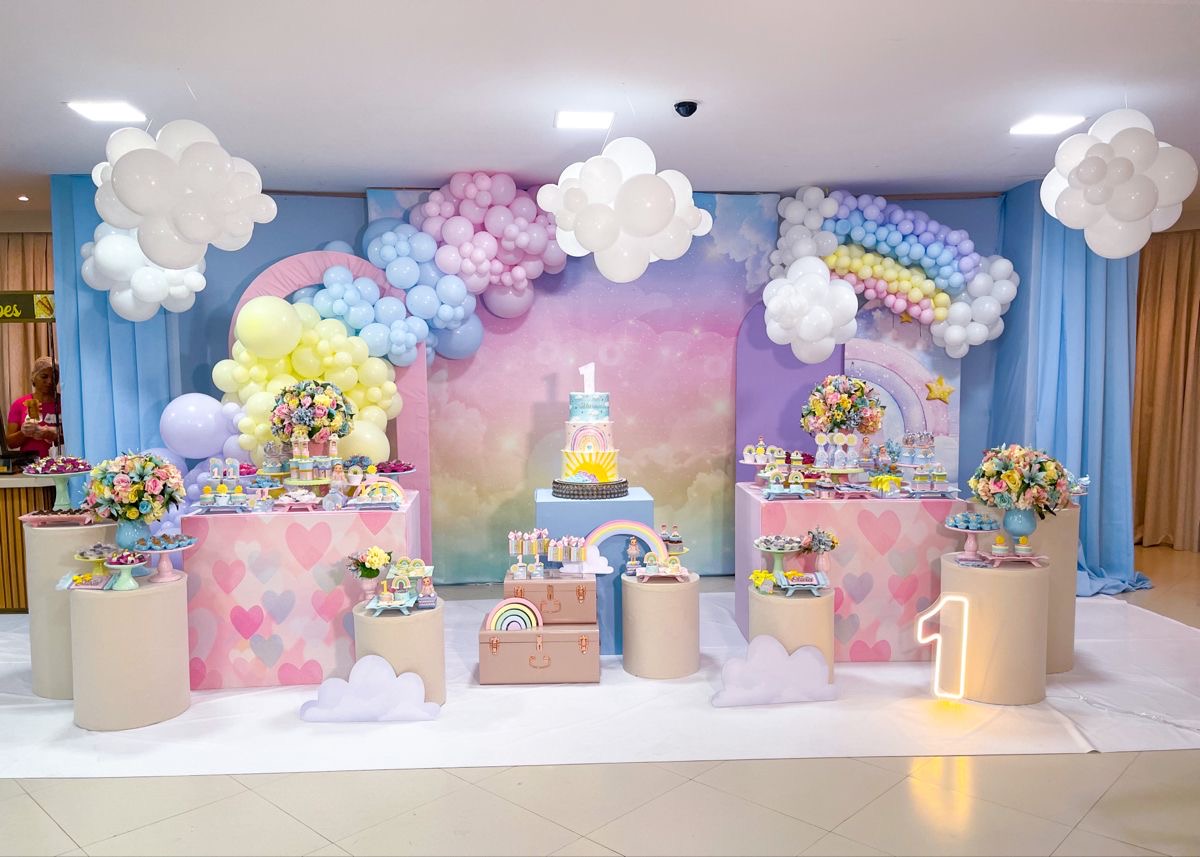 Design A Festive Celebration That Radiates With Rainbow Colors