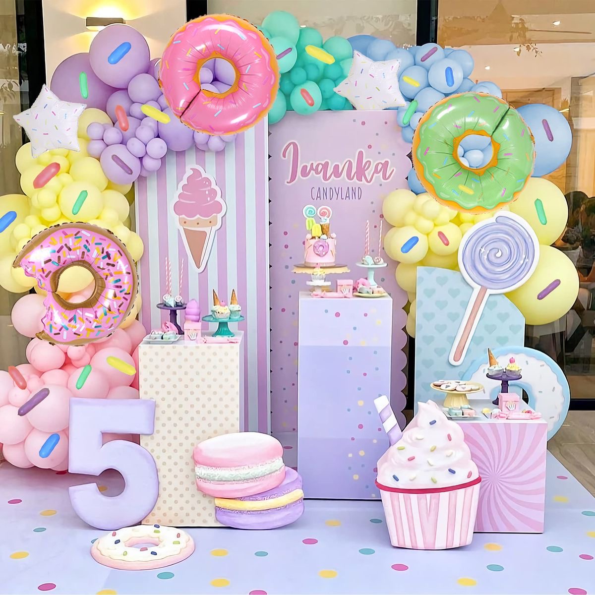 Sweet, Playful, and Vibrant Candy Themed Decor