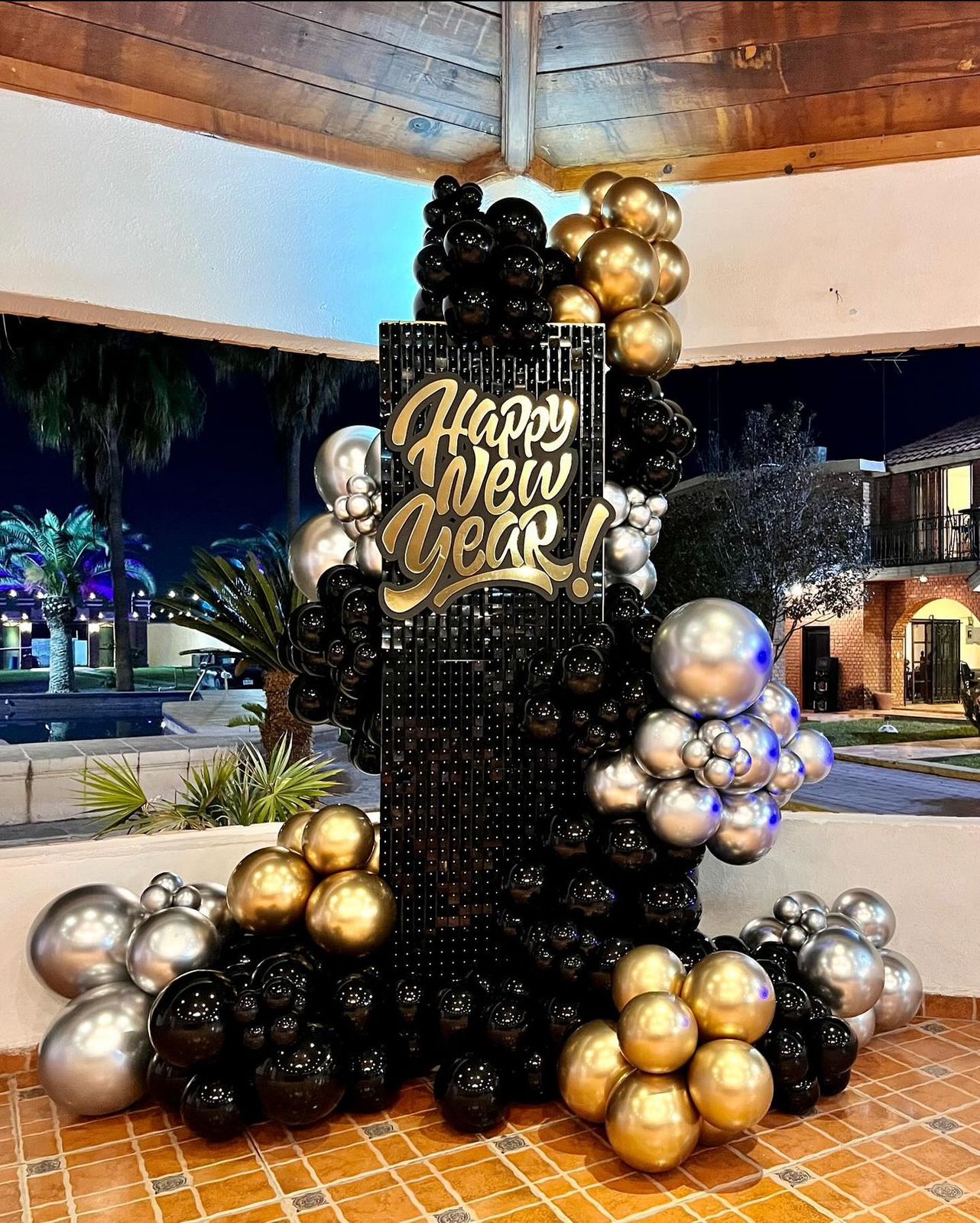 Simple New Year  Backdrop