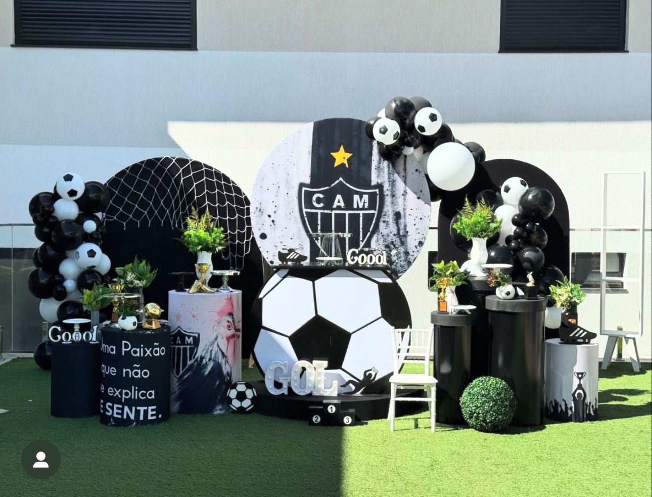 Simple Football Theme Decor
