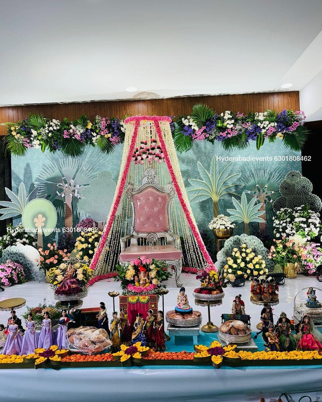 Traditional Sreemantham Setups with a Modern Touch