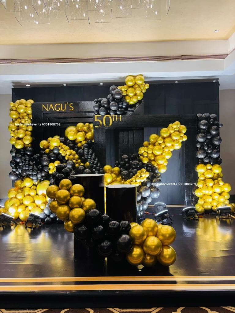 Turning 50 in Style with Stunning Event Decor