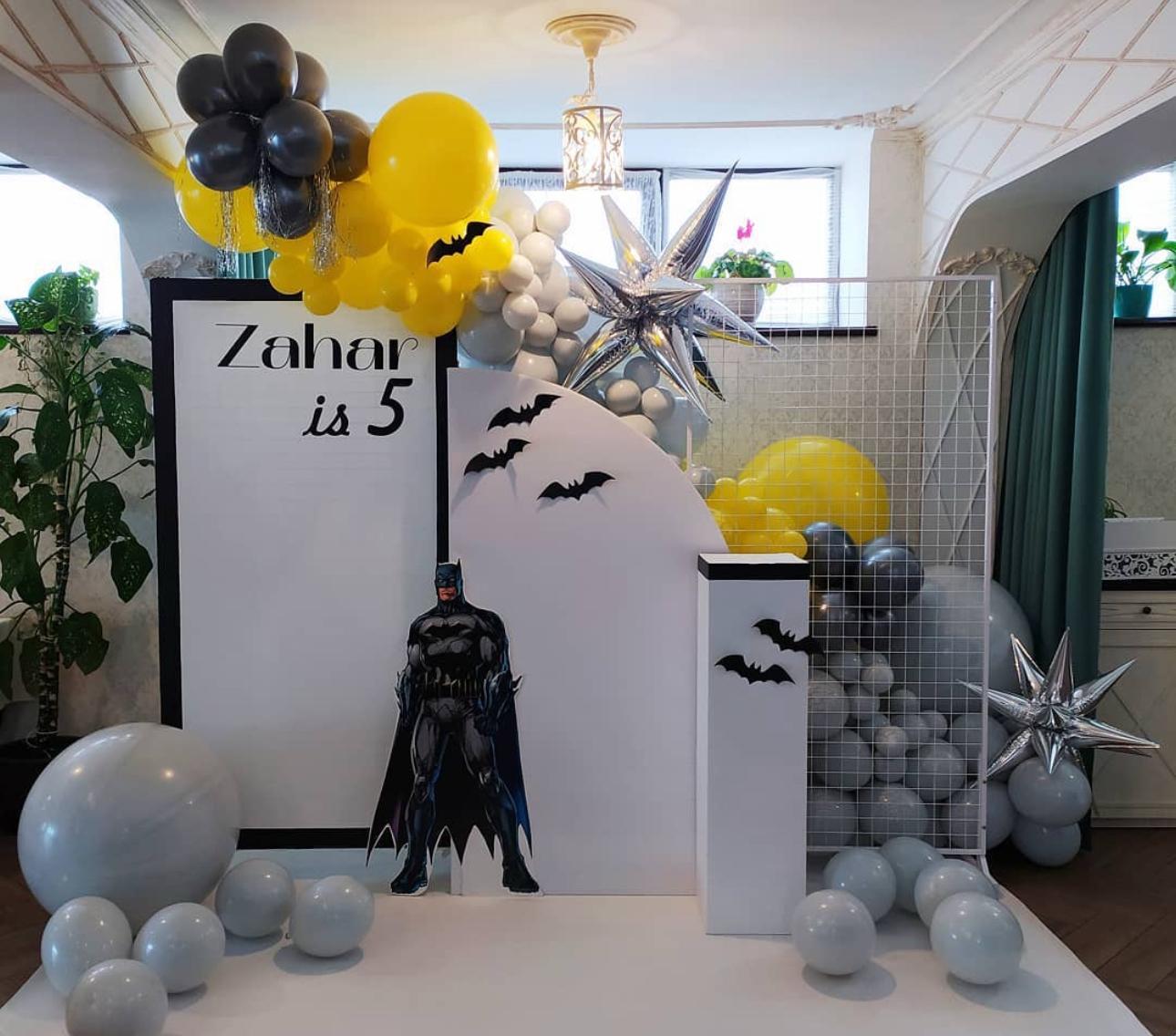 One Whole Year of Giggles – Let's Decorate It Right With Bats Man Theme