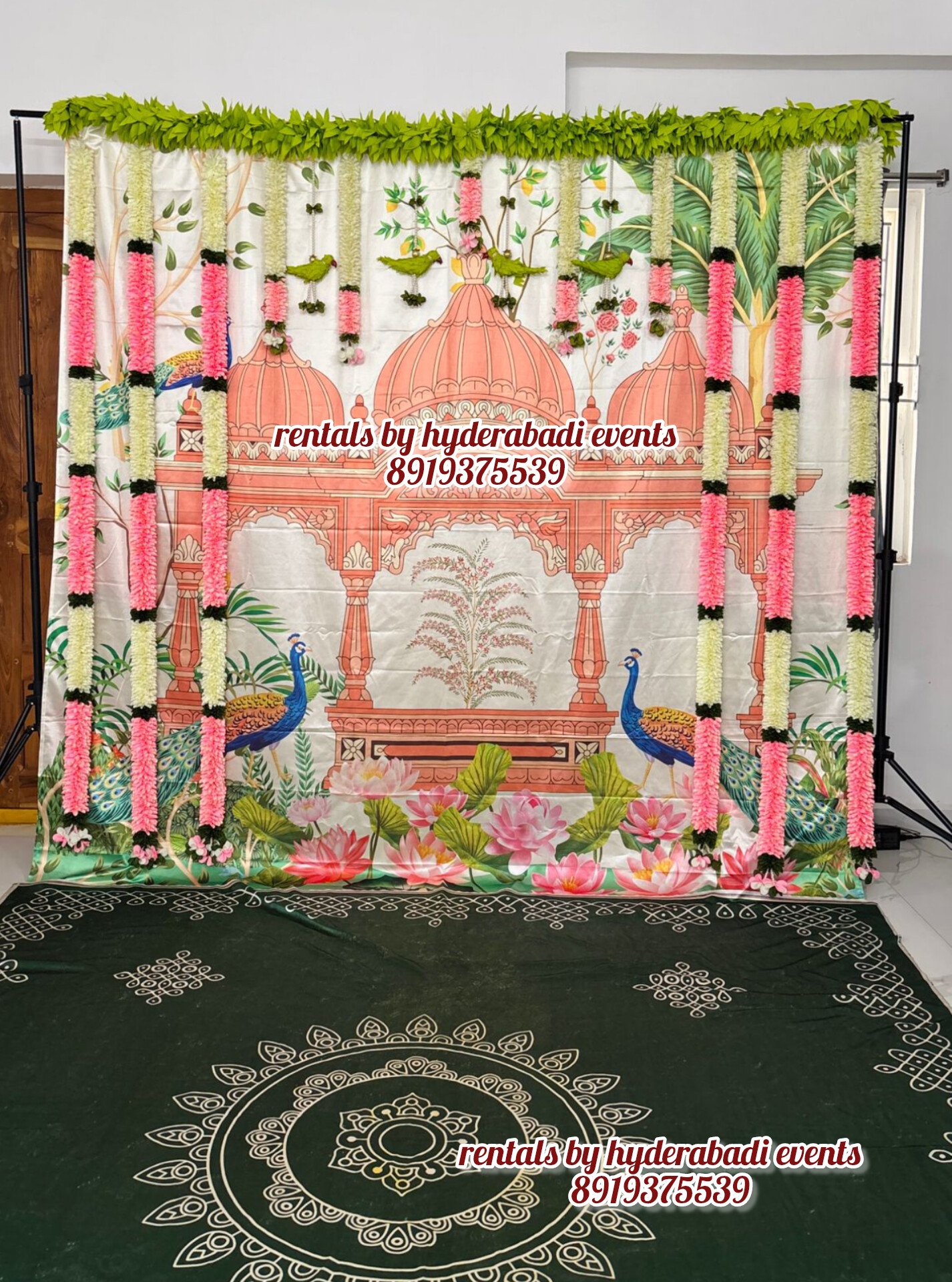 Mughal Palace Traditional Backdrop Rental Hyderabad