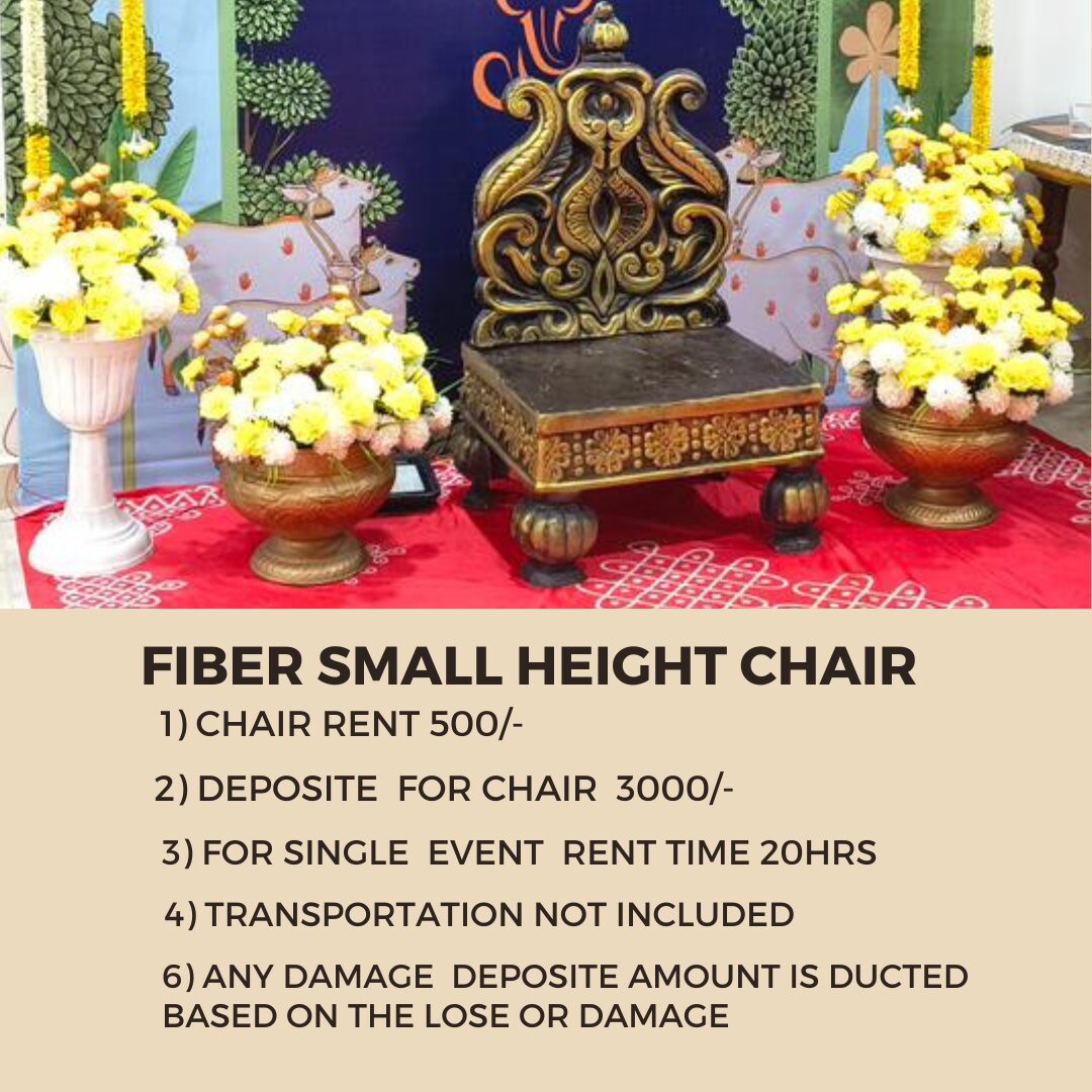 Traditional Fiber Chair Rental Hyderabad